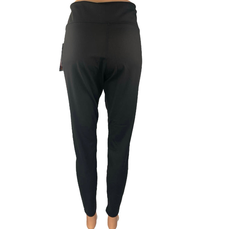 NEW 32 Degrees Heat Black High Waisted Activewear Workout Yoga Leggings Pants L