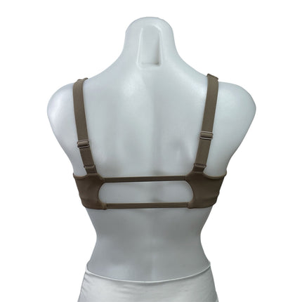 MP Studio Open Back Brown Beige Workout Bundle Lot of 2 Sports Bra Tank Top Sz S