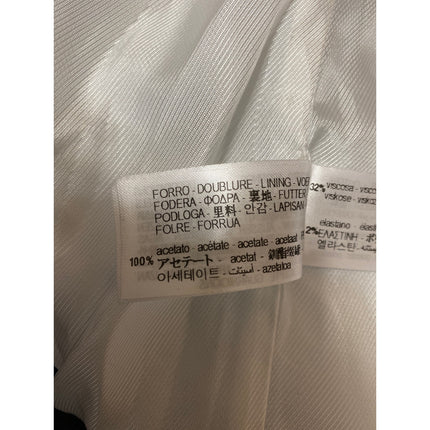 Zara Women's Blue Double Breasted Peak Lapel Cropped Blazer Coat Jacket Size L