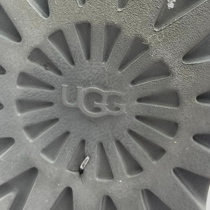 UGG Classic Women's Black Suede Shearling Round Toe Slip On Fashion Snow Boots 7