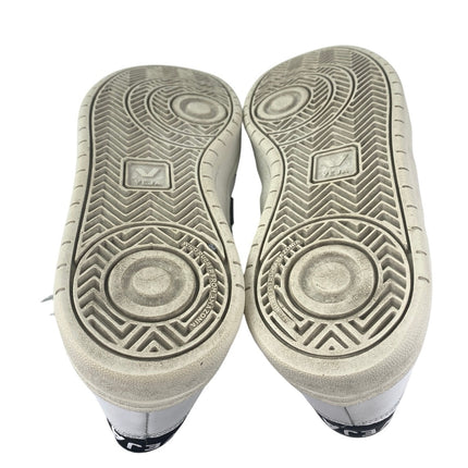 Veja V-10 Women's White Leather Low Top Lace Up Athletic Sneakers Shoes Size 8