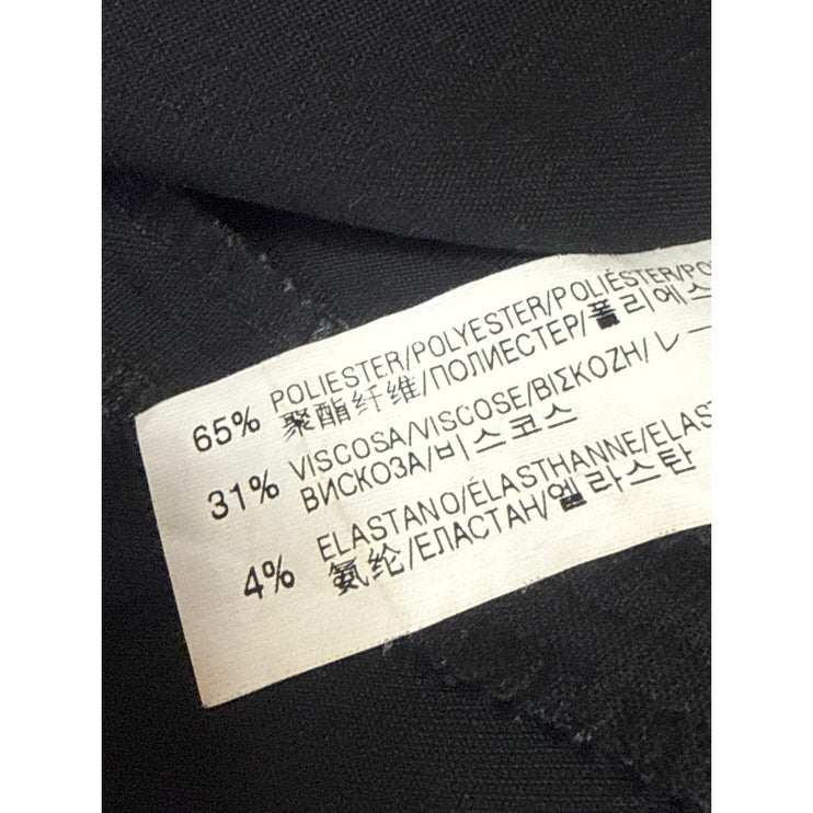 Zara Women's Black High Waisted Pintucked Straight Leg Mini Casual Shorts Size S