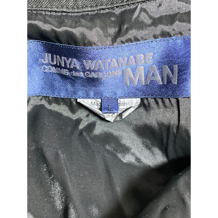 Junya Watanabe Comme de Garçons Mens Genuine Leather Sleeve Comber Coat Jacket L