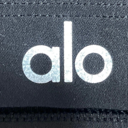 Alo Yoga Women's Black Cross Back Yoga Workout Athletic Sports Bra Crop Top XS