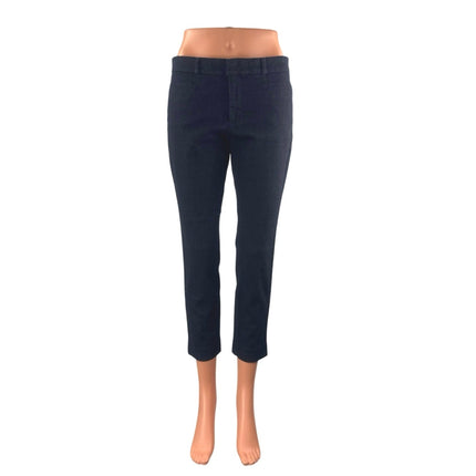 Banana Republic Women's Black Mid Rise Sloan Skinny Tapered Denim Jeans Pants 4
