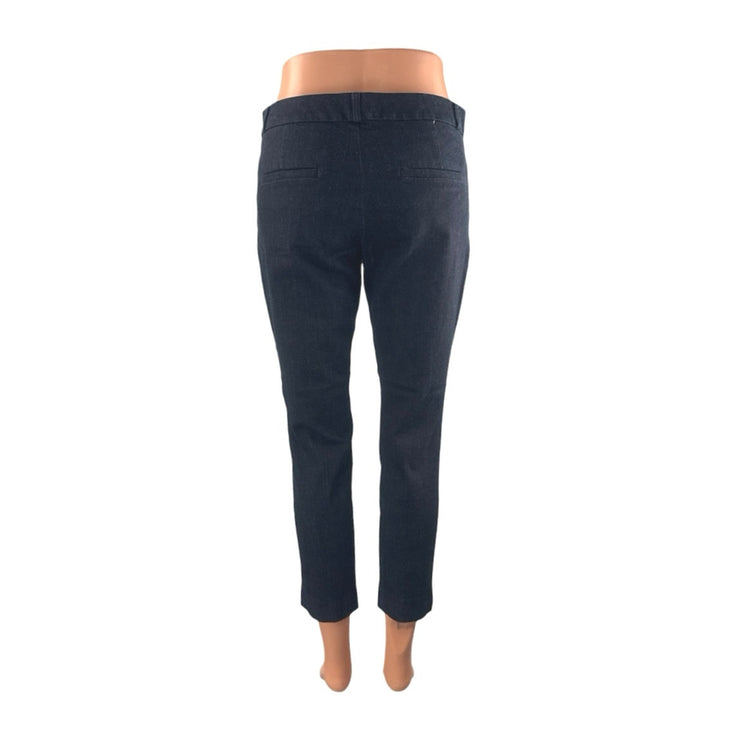 Banana Republic Women's Black Mid Rise Sloan Skinny Tapered Denim Jeans Pants 4
