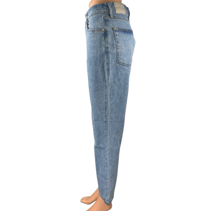 Everlane Original Cheeky Women's Blue Straight High Waist Denim Jeans Pants 27