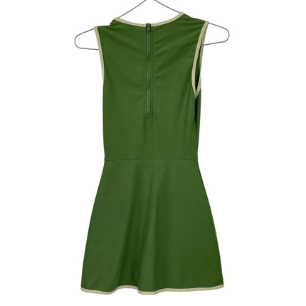 WeWoreWhat Women's Green Sleeveless Athletic Activewear Tennis Mini Dress Sz XS