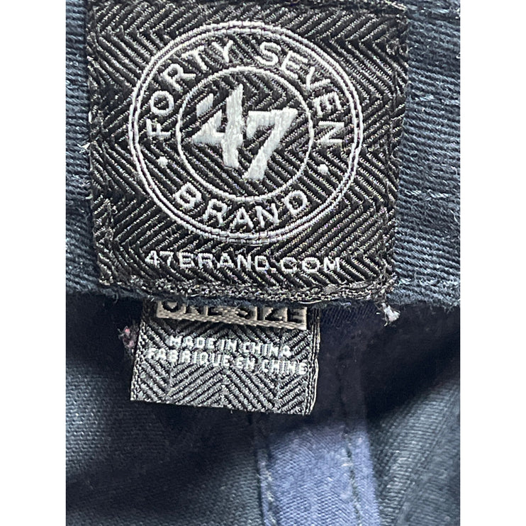 47 Brand Atlanta Braves MLB Red Black Embroidered Adjustable Baseball Cap Hat OS