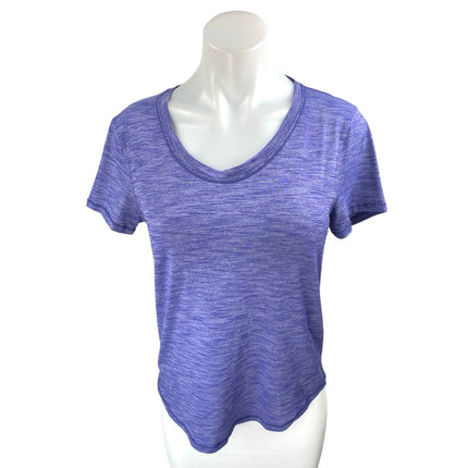Lululemon Meant To Move Women's Blue Short Sleeve Slim Fit Activewear Tee T-shirt Top 4