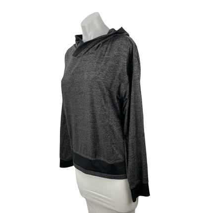 Mondetta Women's Black Hoodie Hooded Athletic Performance Sweatshirt Top Size S
