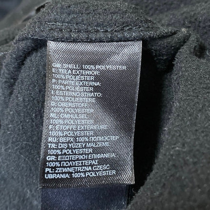 The North Face Women's Black Fleece Full Zip Collared Long Sleeve Coat Jacket S