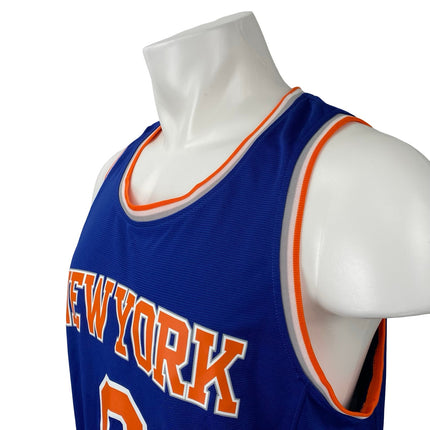 Fanatics New York Knicks Fernandez #8 NBA Basketball Mens Blue Jersey Tank Top S