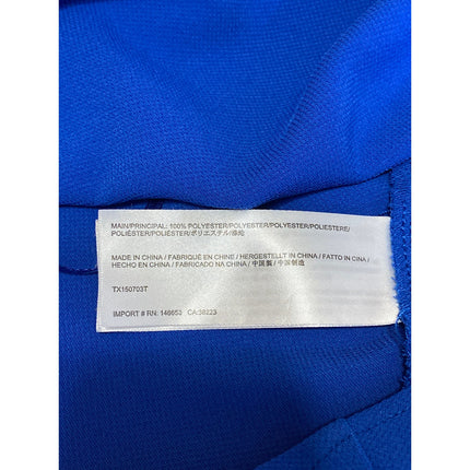 The Fifth Women's Blue High Neck Sleeveless Cutout Plunge Tank Blouse Top Size S