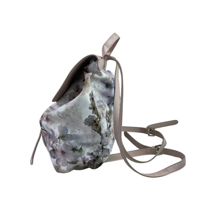 Ted Baker Sukkii Vanilla Floral Woven Drawstring Adjustable Backpack Size OS