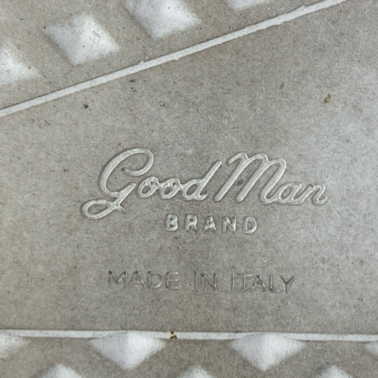 Good Man Men's White Leather Low Top Lace Up Athletic Sneakers Shoes Size 11