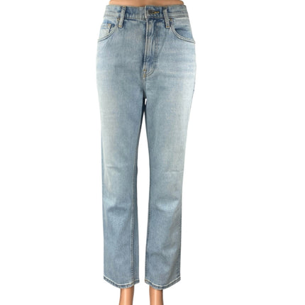 Everlane Original Cheeky Women's Blue Straight High Waist Denim Jeans Pants 28