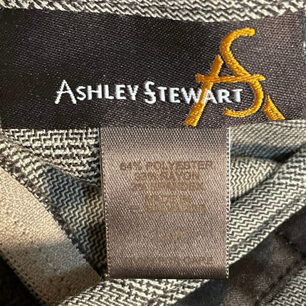 Ashley Stewart Brown Strapless Patchwork Tube Bustier Corset Crop Top Size 22