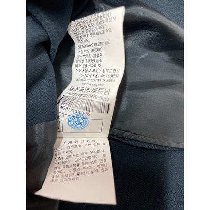 Sistina Blue Notched Collar Long Sleeve Single Breasted Blazer Coat Jacket 4-6