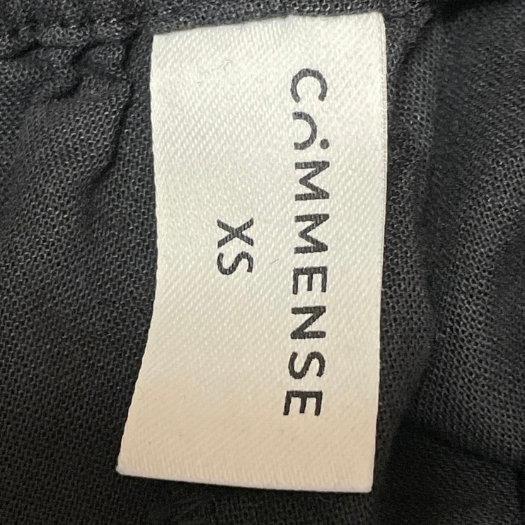 Commense Women's Gray High Rise Elastic Waist Wide Leg Casual Lounge Shorts XS