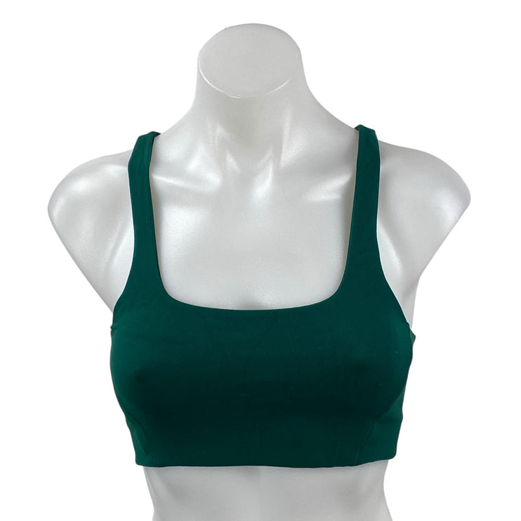 Free People FP Movement Green Racerback Yoga Athletic Sports Bra Crop Top Sz XS