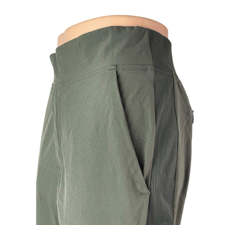 Athleta Brooklyn Ankle Women's Green High Waisted Tapered Trousers Pants Size 0