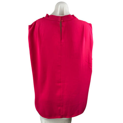 Aritzia Babaton Women's Pink Sleeveless Drape Cowl Neck Tank Blouse Top Size L