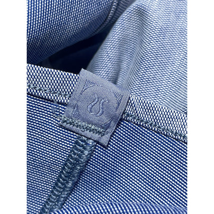Lululemon Live In Practice Men's Blue Long Sleeve Button Down Shirt Top Size M