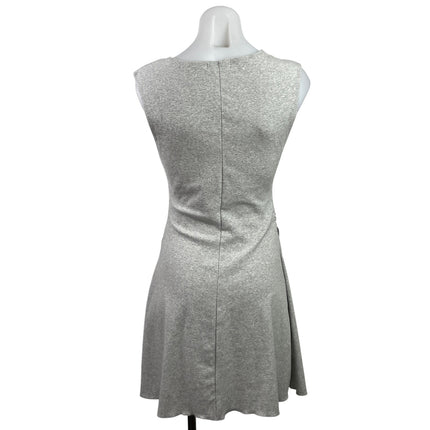 WeWoreWhat Heather Gray Sleeveless Knit Ruched A Line Mini Tank Dress Size L