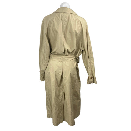 GAP Women's Oversized Beige Collar Long Sleeve Belted Midi Trench Coat Jacket XL