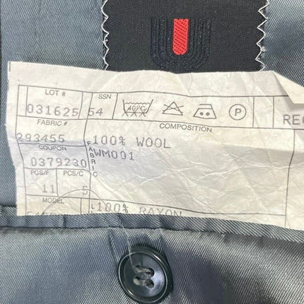 Ungaro 100% Wool Men's Green Double Breasted Long Sleeve Coat Blazer Jacket US M