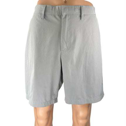 Fabletics The High Side Men's Light Gray Performance Golf Khaki Chino Shorts L