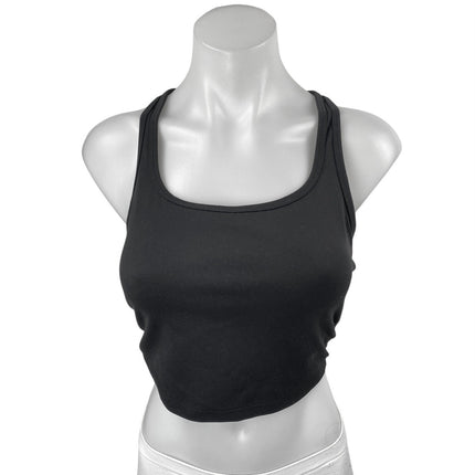 Lululemon Fast As Light Black Sleeveless Racerback Sports Bra Crop Tank Top Sz M