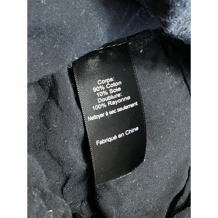 Astr the Label Black Floral Lace Sheer Short Sleeve V Neck Romper Jumpsuit Sz XS