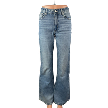 Urban Outfitters BDG Women's Blue High Rise Lace Up Flared Denim Jeans Size 26