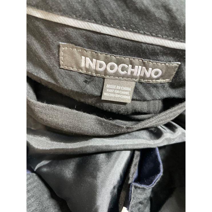 Indochino Mens Blue Classic Blazer Coat Straight Trousers Dress Pants Suit Set M
