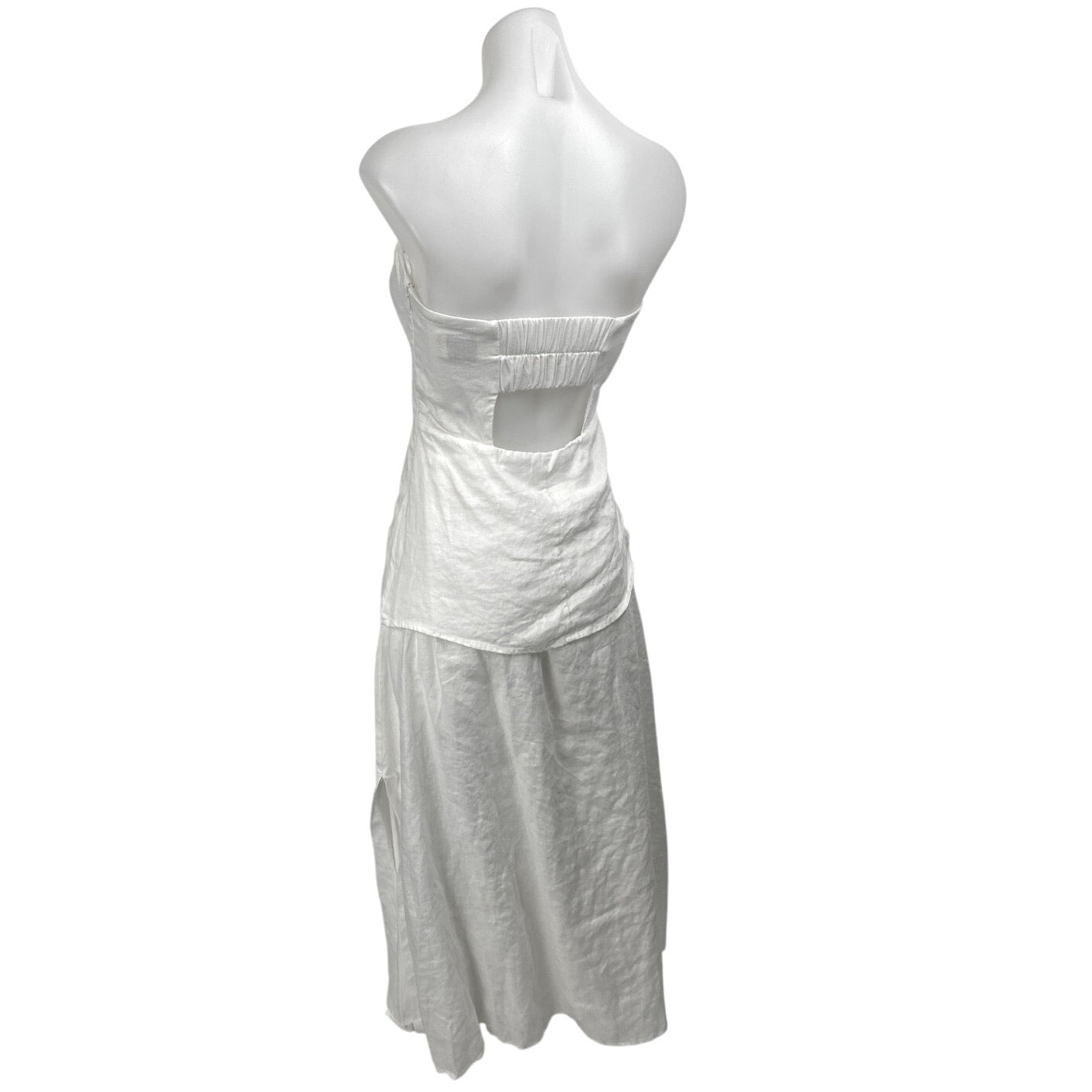 knee length dresses for ladies Dissh Rocky Tangerine Linen Maxi Dress main image 1