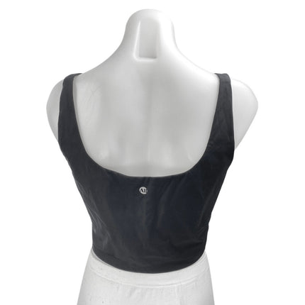 All Access Black Sleeveless Cami Activewear Yoga Sports Bra Crop Tank Top Size L