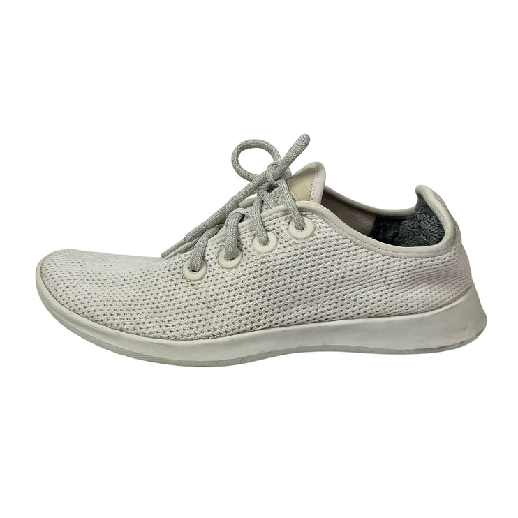 Allbirds Tree Runner Off White Lace Up Athletic Running Sneakers Shoes Size 12in
