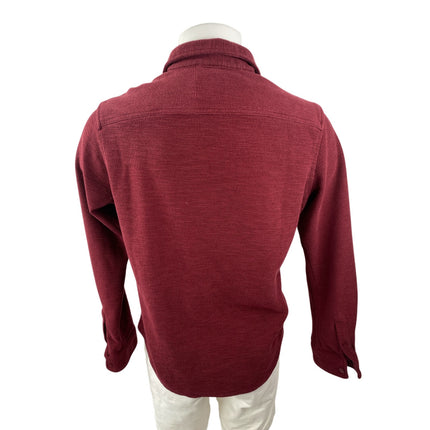 Goodfellow & Co Men's Red Long Sleeve Chest Pocket Button Down Shirt Top Size M