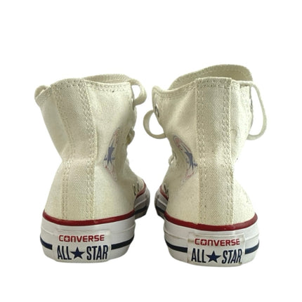 Converse All Star Chuck Taylor Kids White High Top Lace Up Sneakers Shoes Sz 13