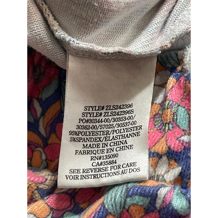 Z Supply Multicolor Floral Cami Tank Top Mini Short Beach Lounge Sleepwear Set S