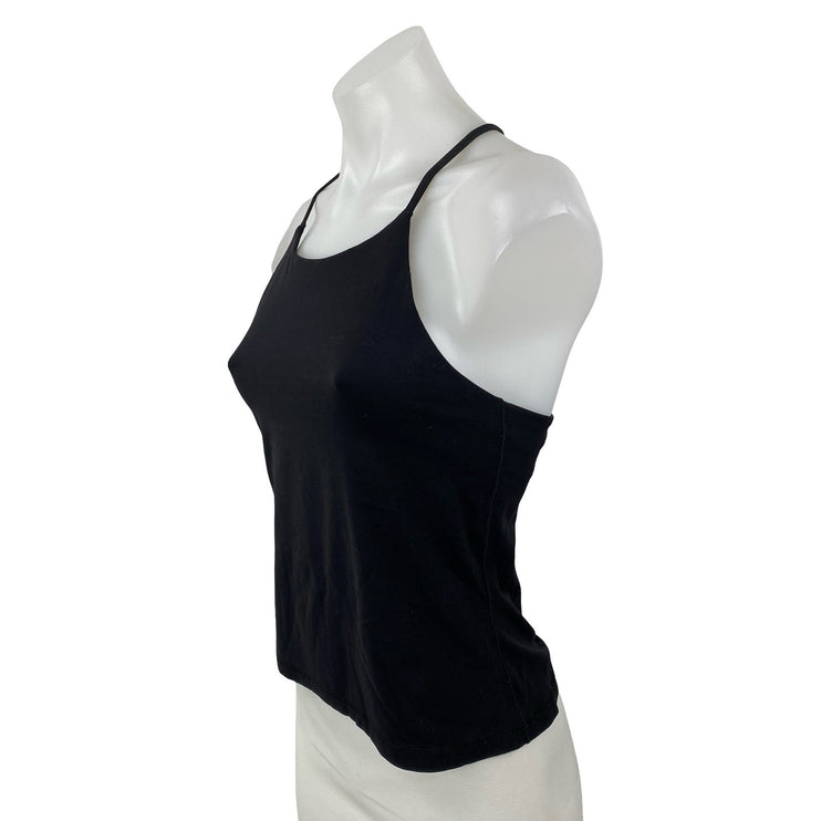 Lululemon Womens Black Sleeveless Racerback Yoga Running Athletic Tank Top Sz 28