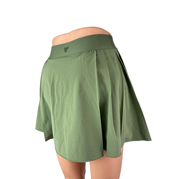 Aritzia TNAction Women's Green High Rise Yoga Athletic Activewear Skort Skirt XS