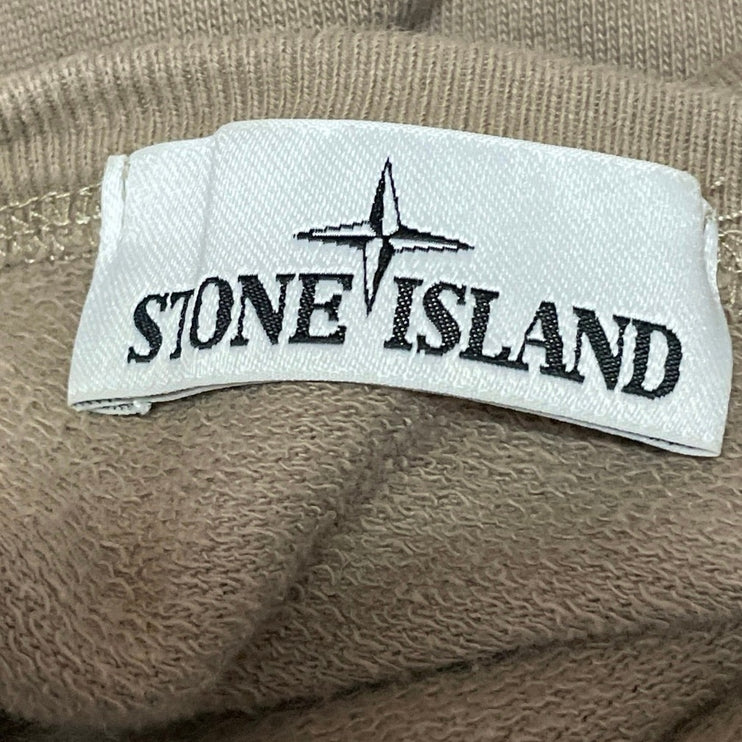 Stone Island Men's Beige Long Sleeve Crew Neck Knit Sweatshirt Sweater Top XL