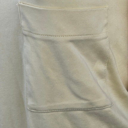 Zara Women's Yellow Short Sleeve Relaxed Crew Neck Pocket T Shirt Tee Top Size M
