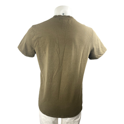 Voice of Insiders Army Green Crewneck Short Sleeve Graphic Tee T-shirt Top Sz M