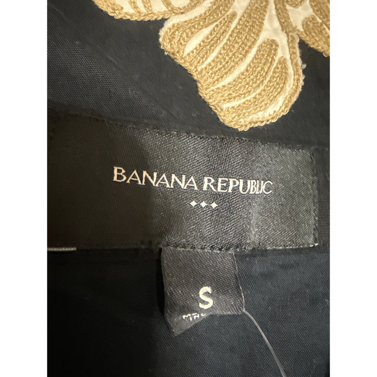 NEW Banana Republic Floral Embroidery Sleeveless Mini Tank Shift Dress S Petite