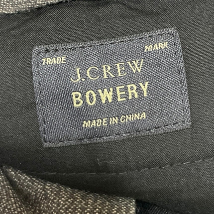 J.Crew Bowery Men's Gray High Waist Straight Leg Tailored Trousers Dress Pants L