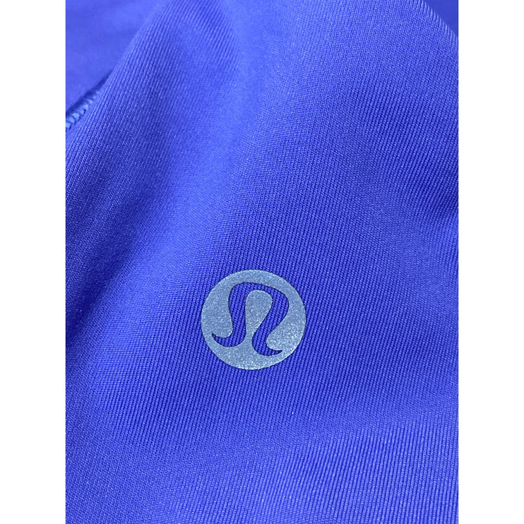 Lululemon Energy High Support Blue Strappy Sleeeveless Athletic Sports Bra 36DD